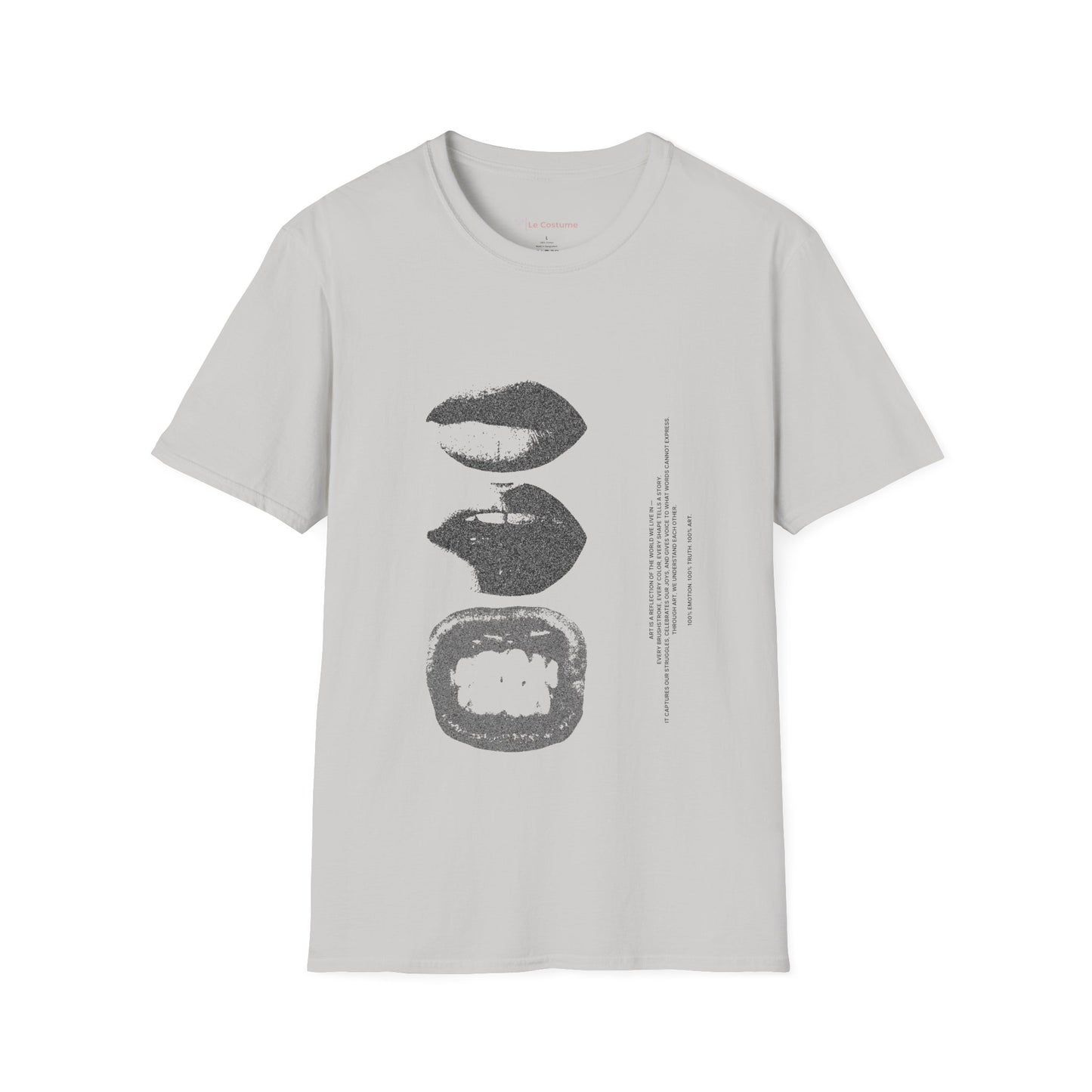 Lip Print Graphic T‑Shirt — Mouth Art Tee
