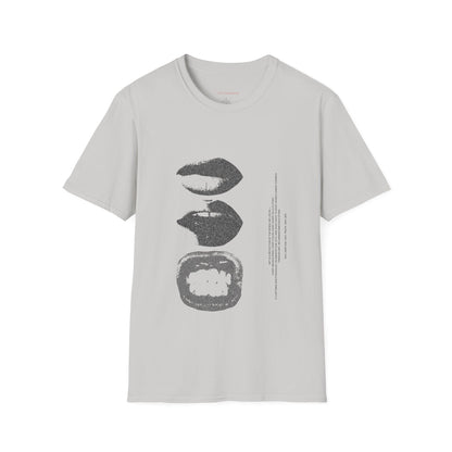 Lip Print Graphic T‑Shirt — Mouth Art Tee