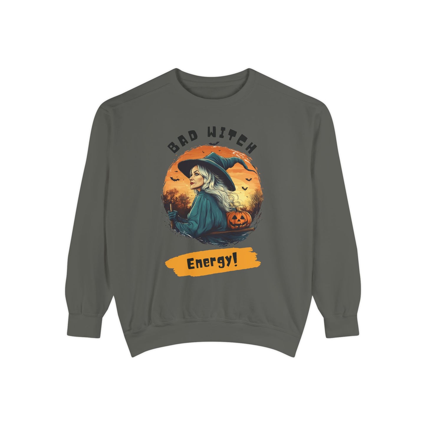 Halloween Bad Witch Sweatshirt || 100% Cotton