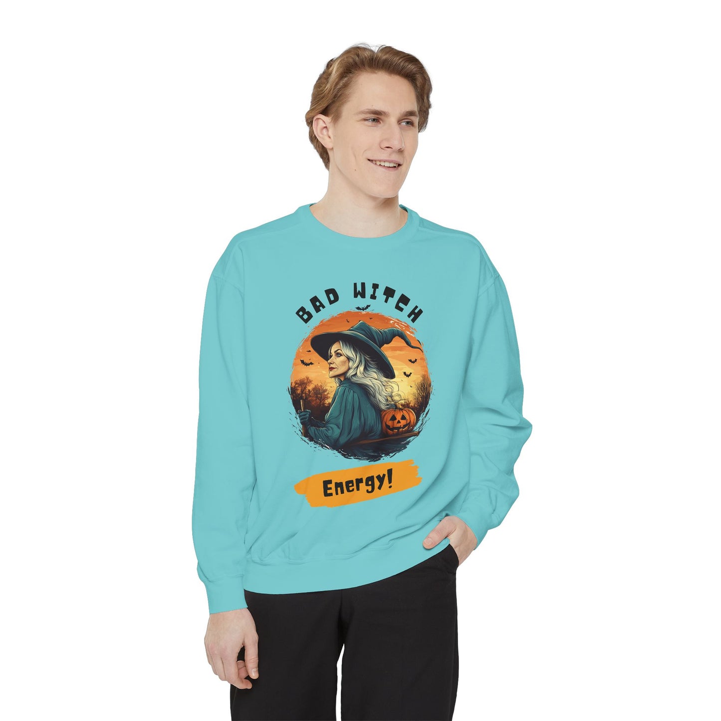 Halloween Bad Witch Sweatshirt || 100% Cotton