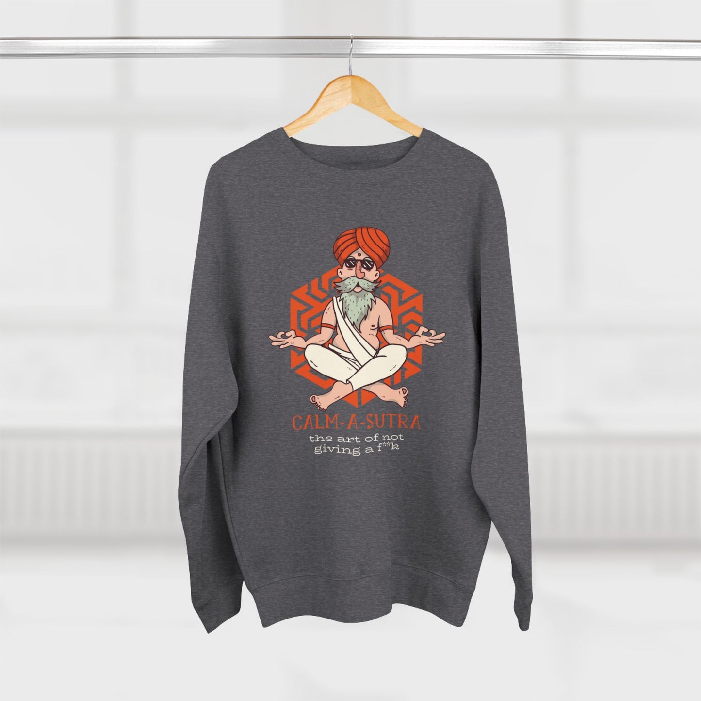 Calm & Sutra funny Yoga Graphic Sweatshirt