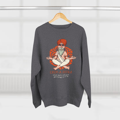 Calm & Sutra funny Yoga Graphic Sweatshirt