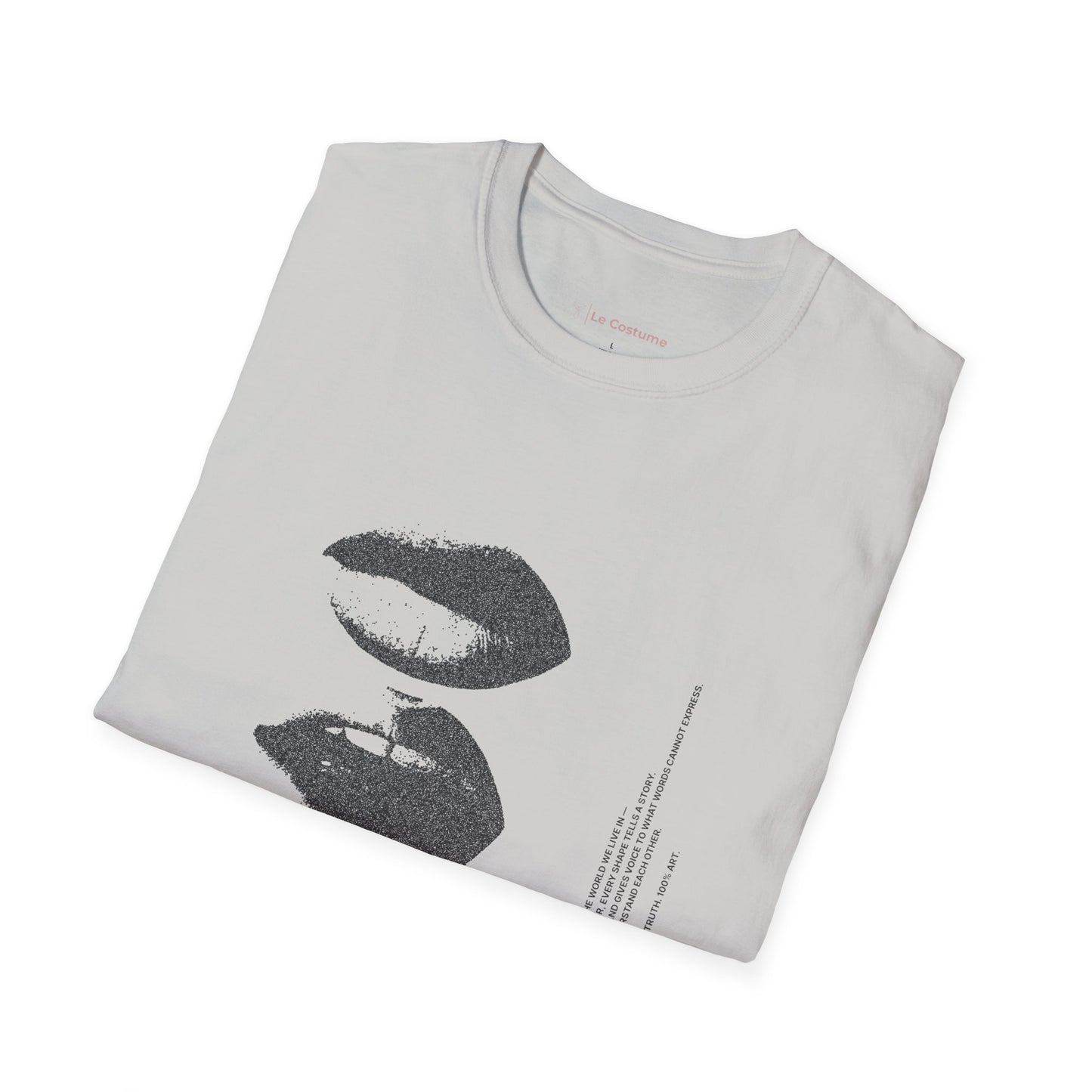 Lip Print Graphic T‑Shirt — Mouth Art Tee