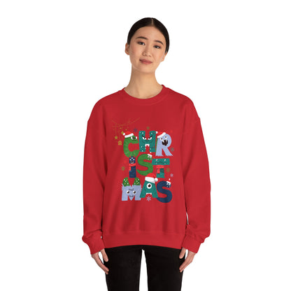 Christmas Graphic Sweatshirt - Festive Holiday Cozy Crewneck