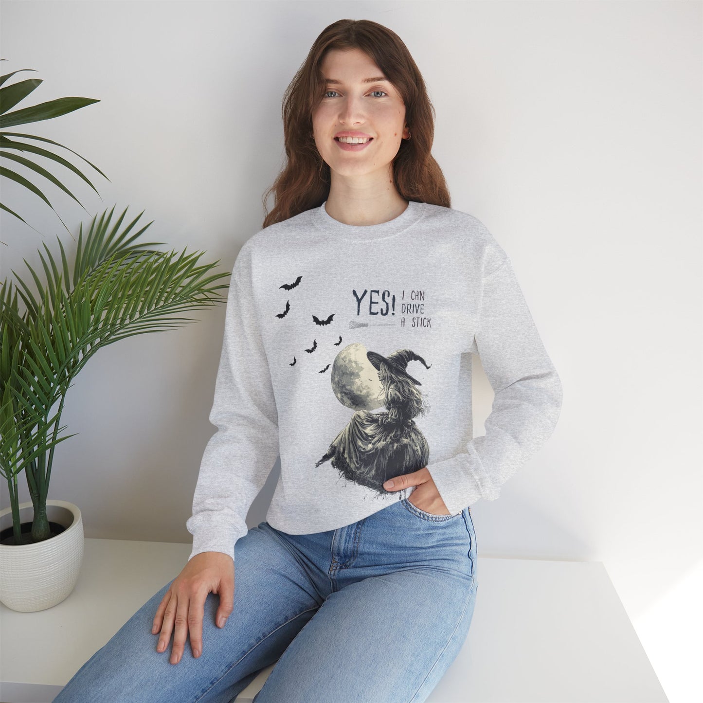 Halloween Witch Sweatshirt for Womens