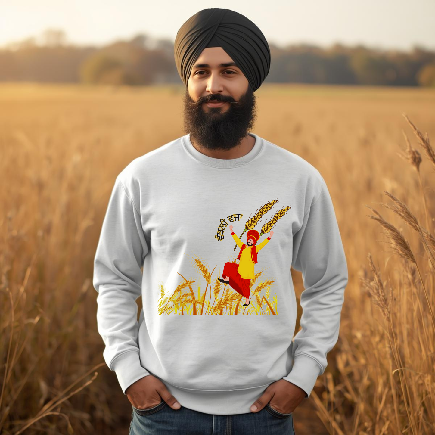 Vanjali Vajaa - Punjabi Farming Culture Sweatshirt Mens