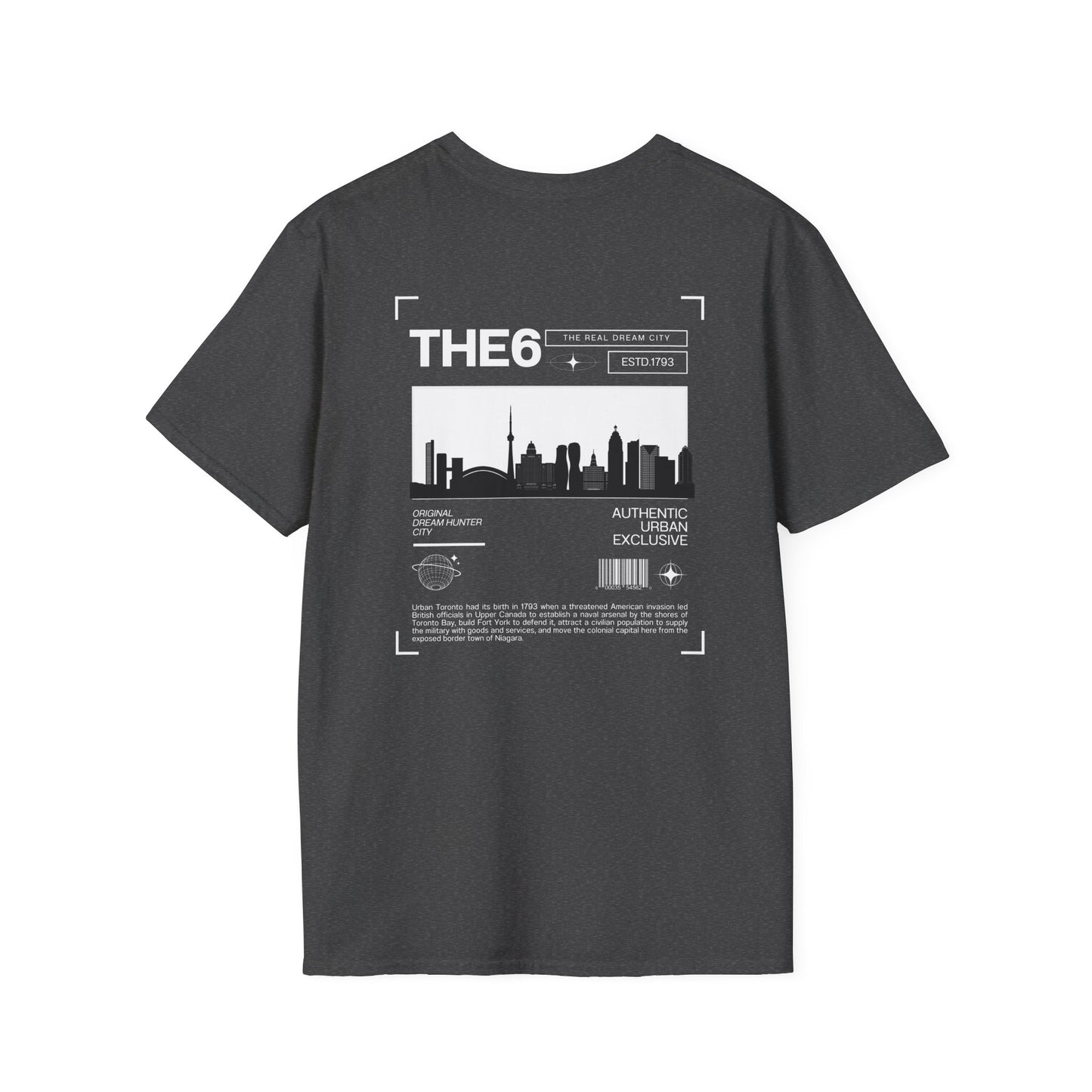 Toronto 'The 6' Skyline T-Shirt — Urban Streetwear Graphic tshirt