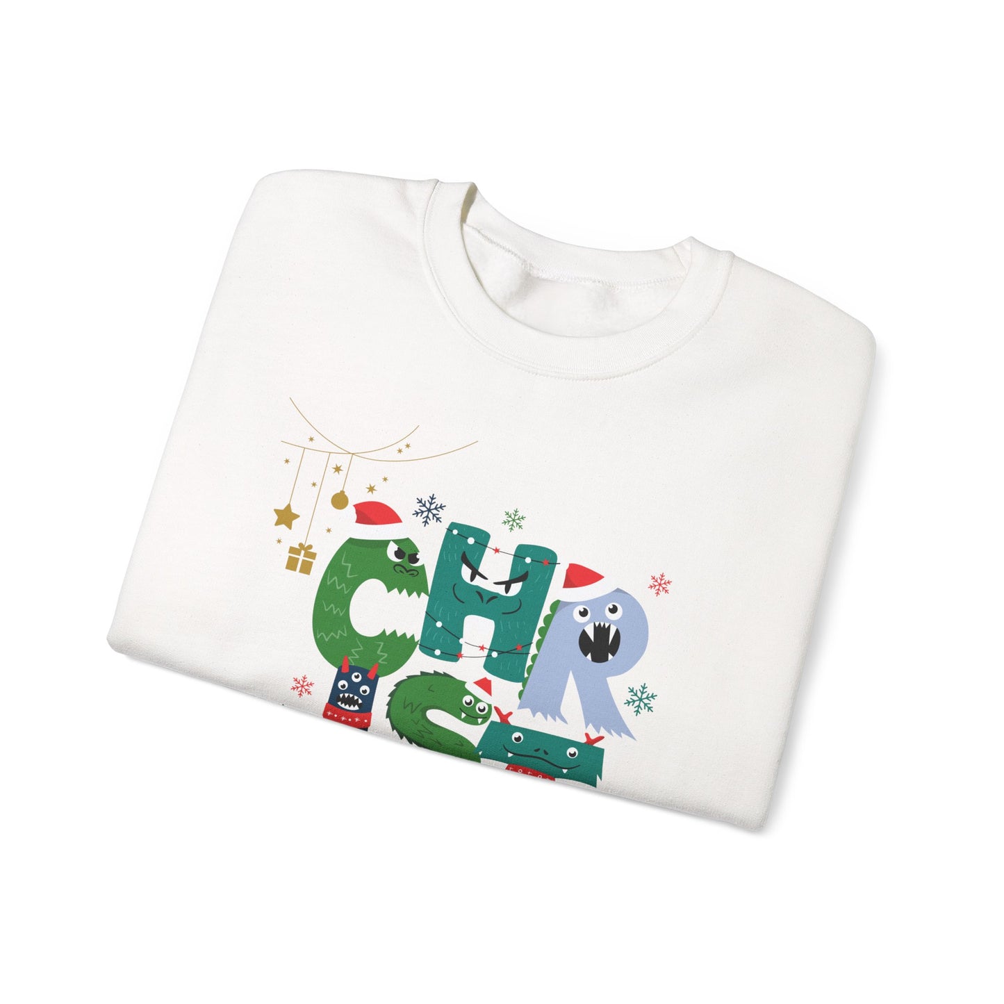 Christmas Graphic Sweatshirt - Festive Holiday Cozy Crewneck