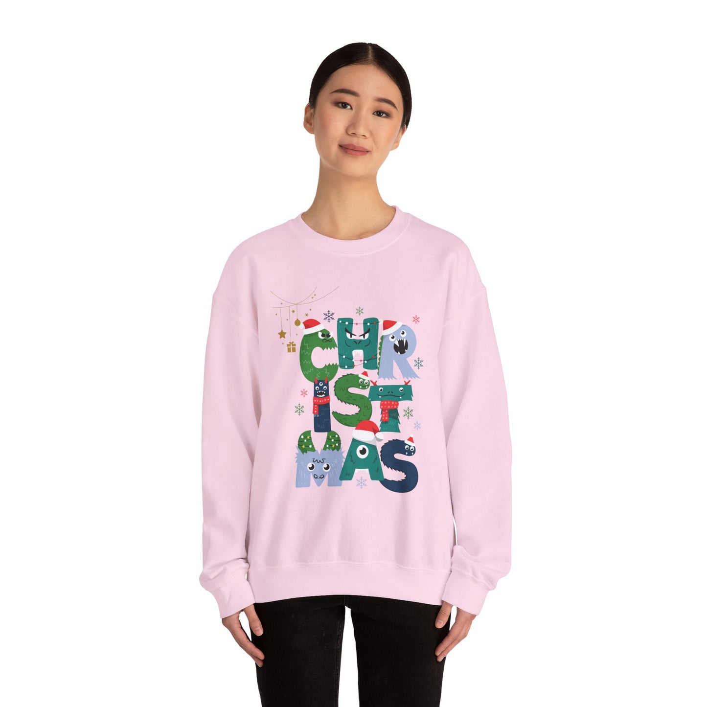 Christmas Graphic Sweatshirt - Festive Holiday Cozy Crewneck