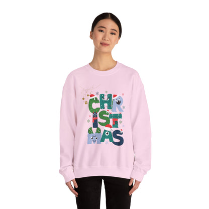 Christmas Graphic Sweatshirt - Festive Holiday Cozy Crewneck