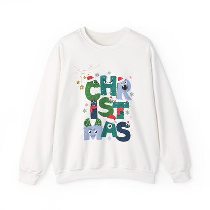 Christmas Graphic Sweatshirt - Festive Holiday Cozy Crewneck