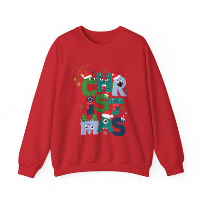 Christmas Graphic Sweatshirt - Festive Holiday Cozy Crewneck