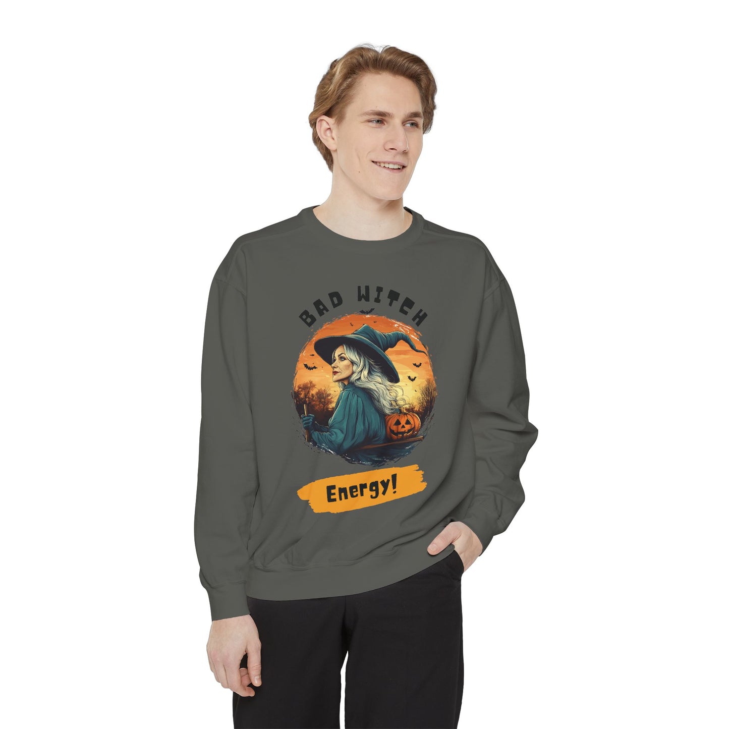 Halloween Bad Witch Sweatshirt || 100% Cotton