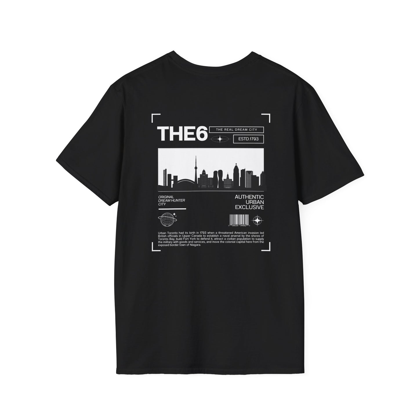 Toronto 'The 6' Skyline T-Shirt — Urban Streetwear Graphic Tee