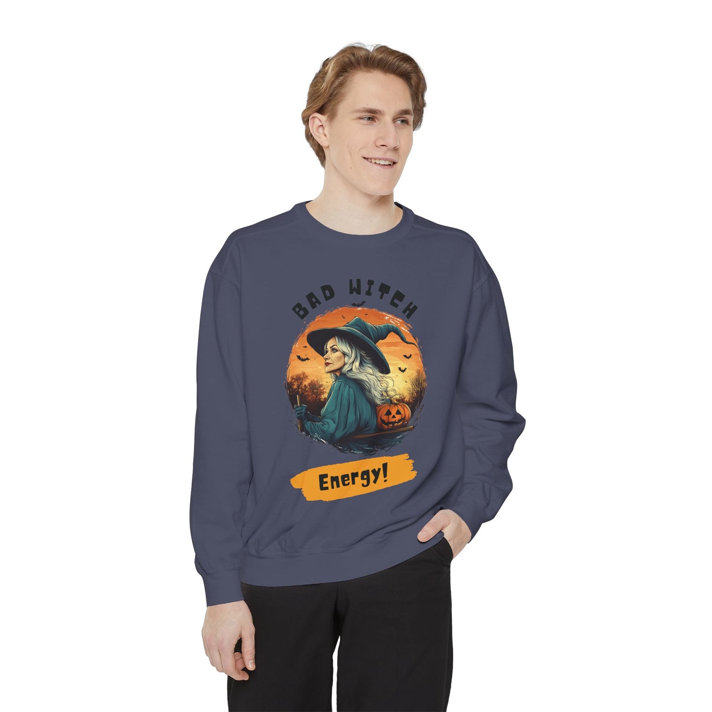 Halloween Bad Witch Sweatshirt || 100% Cotton